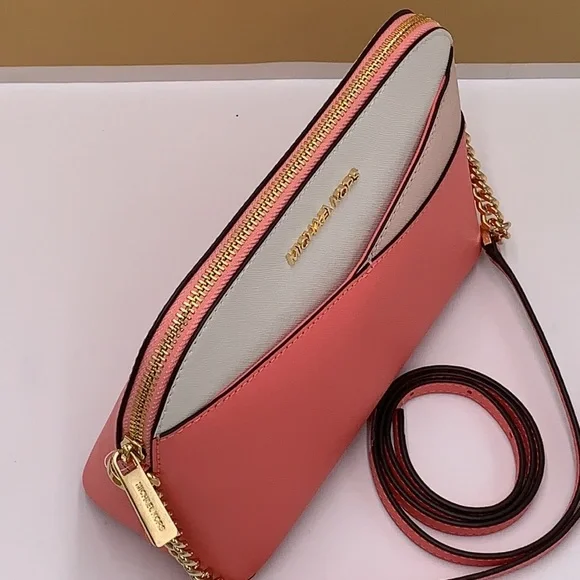 MICHAEL KORS MEDIUM DOME XCROSS XBODY GRAPEFRUIT MULTI COLOR - Picture 9 of 15